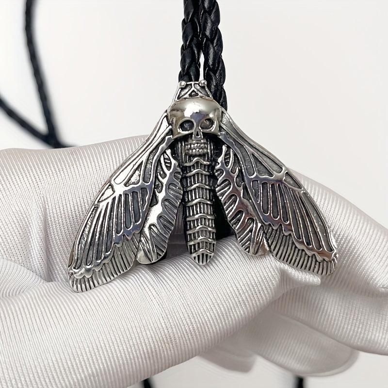 Men's Moth Buckle Tie Retro Western Cowboy Shirt Accessories