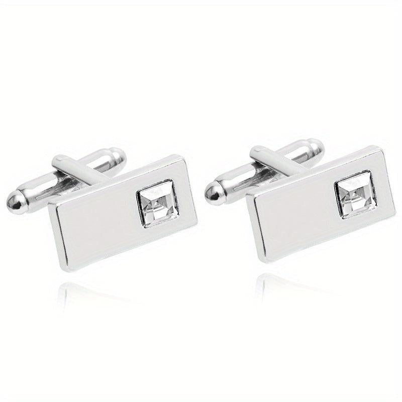 CZ Cufflinks Shirt Cufflinks Wedding Suit Accessories