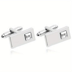 CZ Cufflinks Shirt Cufflinks Wedding Suit Accessories