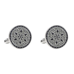 Men's Classic Round Cufflinks - Wedding Business Accessories
