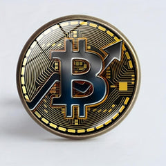 Bitcoin Cufflinks & Studs for Men