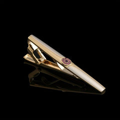 Men's Rhinestone Tie Clip Business Shirt Accessory