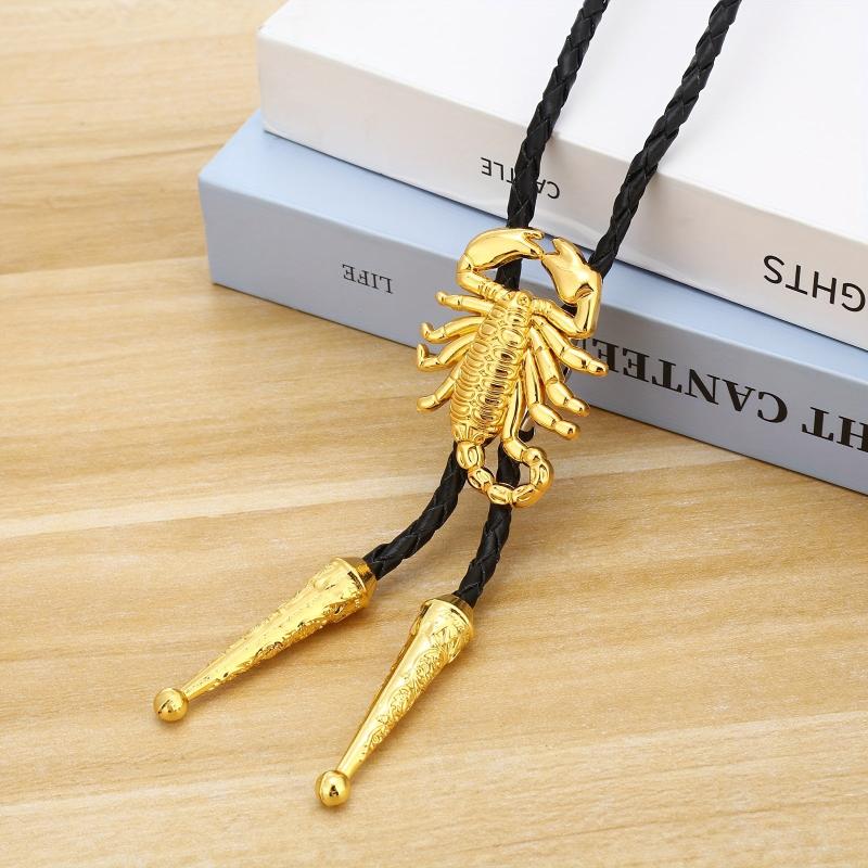Men's Scorpion Bolo Tie Western Cowboy Necktie
