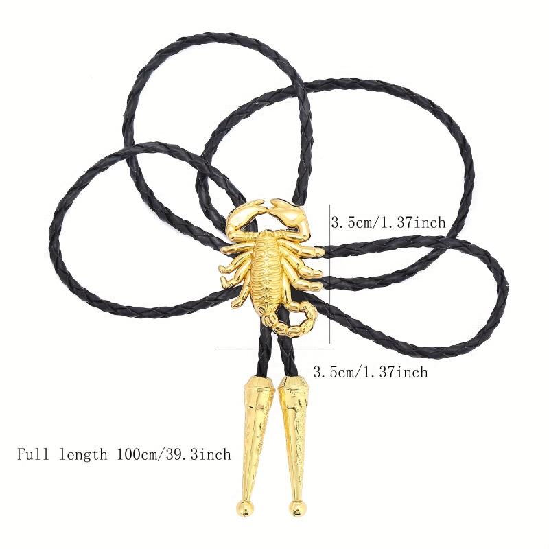 Men's Scorpion Bolo Tie Western Cowboy Necktie