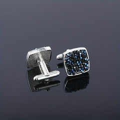 Alloy Cufflinks Gradient Shell Metal Studs For Men