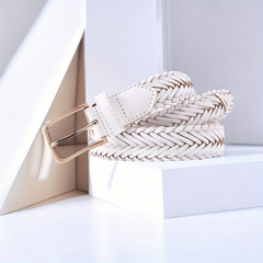 Men's Braided Belt for Pants Jeans