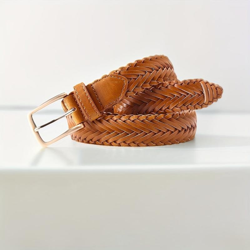 Men's Braided Belt for Pants Jeans