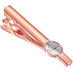 Business Casual Letter Print Copper Tie Clip Gift For Men