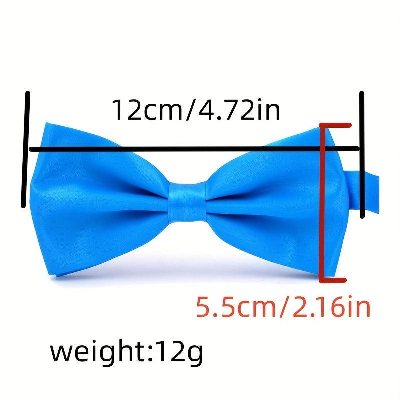 1pc Candy Solid Ties Butterfly Fashionable Bowknot Accessories Men