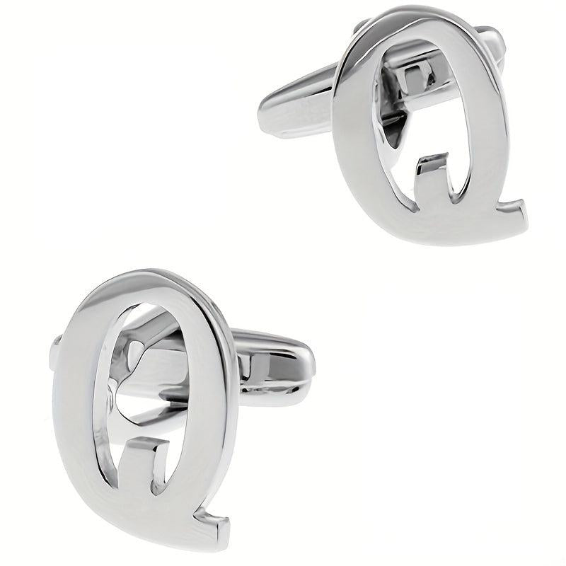 Men's French Button Q Cufflinks