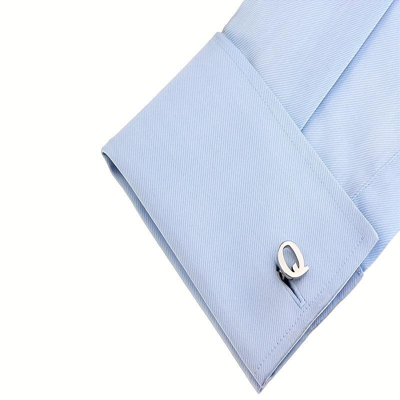 Men's French Button Q Cufflinks