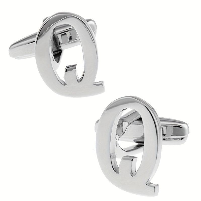 Men's French Button Q Cufflinks