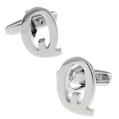 Men's French Button Q Cufflinks