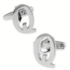 Men's French Button Q Cufflinks