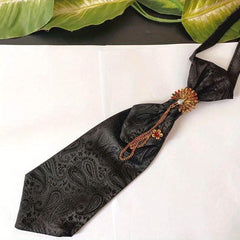 Faux Diamond Inlaid Bow Tie Set For Wedding Party
