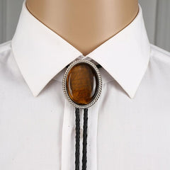 Novelty Metal Necktie Necklace Youth Casual Electroplating Tie