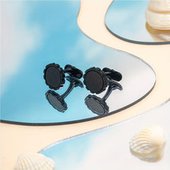 Men's High-end Casual Shirt Stainless Steel Cufflinks