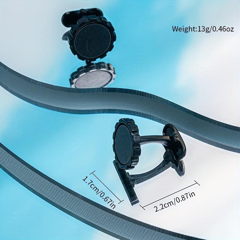 Men's High-end Casual Shirt Stainless Steel Cufflinks