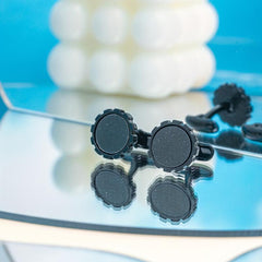 Men's High-end Casual Shirt Stainless Steel Cufflinks
