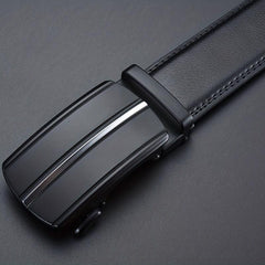 Men's Leather Business Belt Alloy Buckle Top Layer Leather