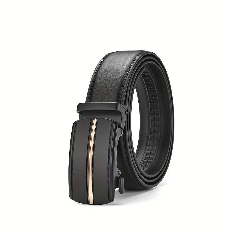Men's Leather Business Belt Alloy Buckle Top Layer Leather