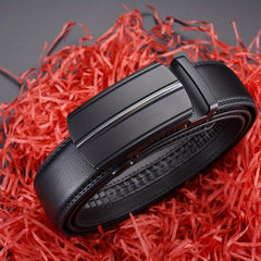 Men's Leather Business Belt Alloy Buckle Top Layer Leather