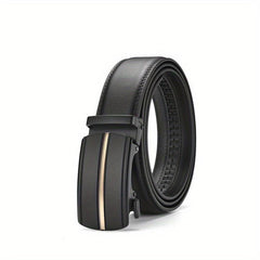 Men's Leather Business Belt Alloy Buckle Top Layer Leather