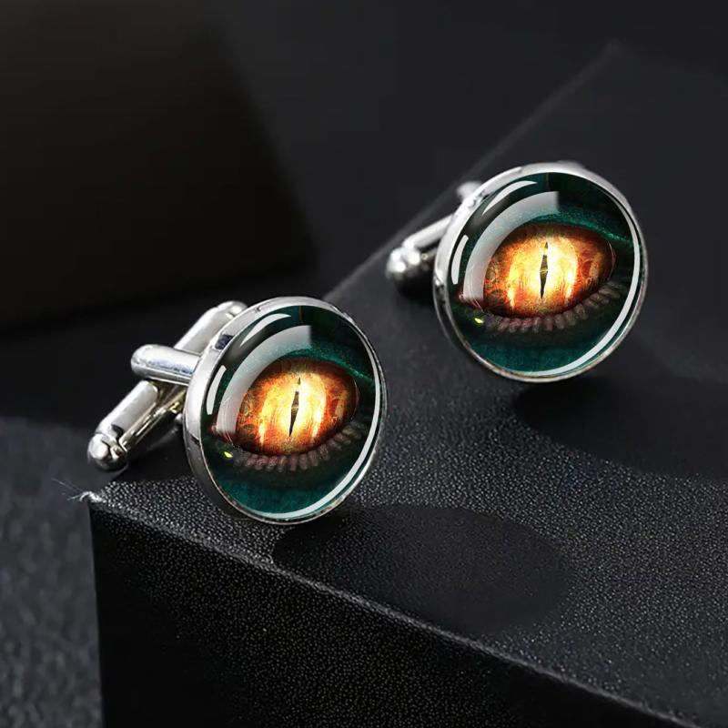 Evil Eye Alloy Cufflinks For Men Shirt CufflinksBest Man Wedding Cufflinks