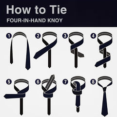 Men's Business Neckties Striped Small Star Print Tie Daily Accessories