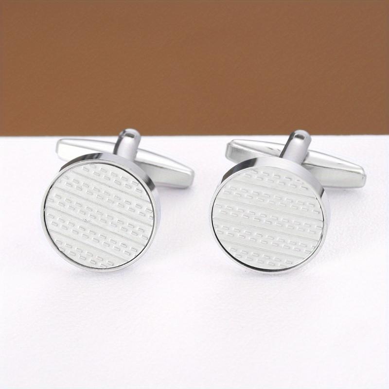 Romantic Round Cufflinks Business For Men