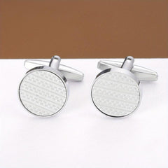 Romantic Round Cufflinks Business For Men