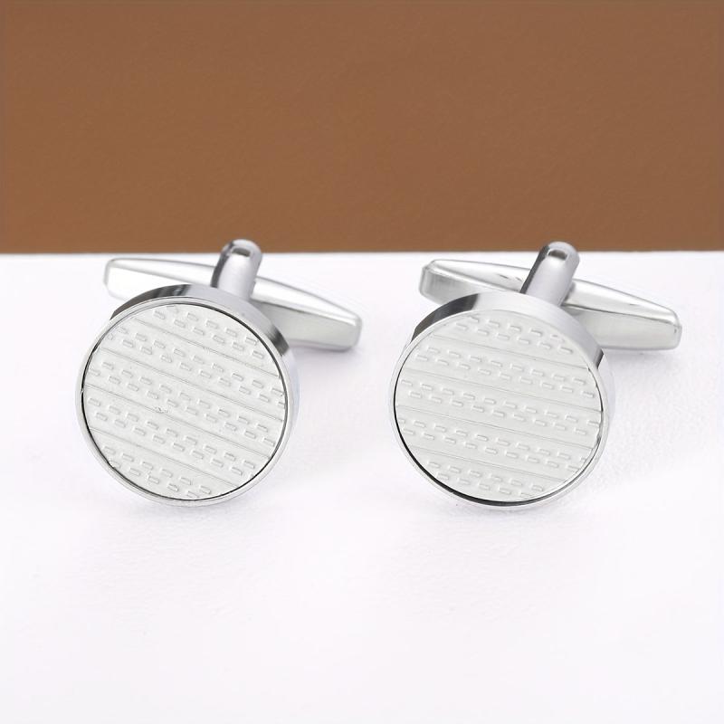 Romantic Round Cufflinks Business For Men