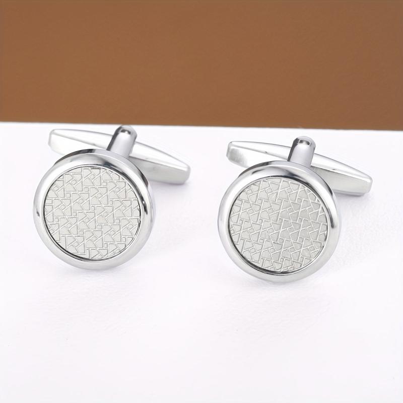 Romantic Round Cufflinks Business For Men