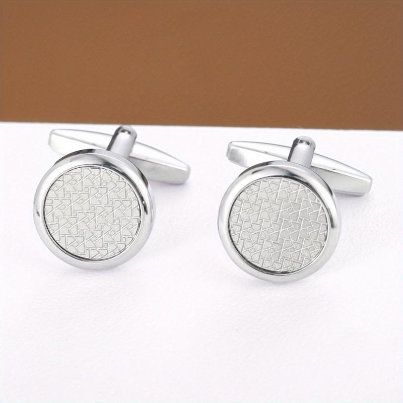 Romantic Round Cufflinks Business For Men
