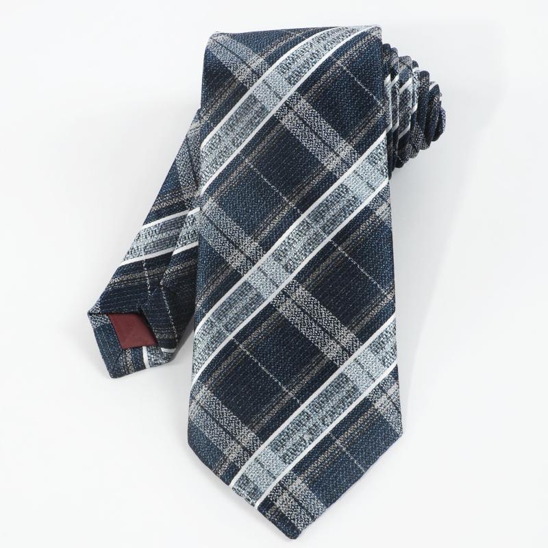 Men's Plaid Striped Ties Wedding Gift Classic Daily Neckties