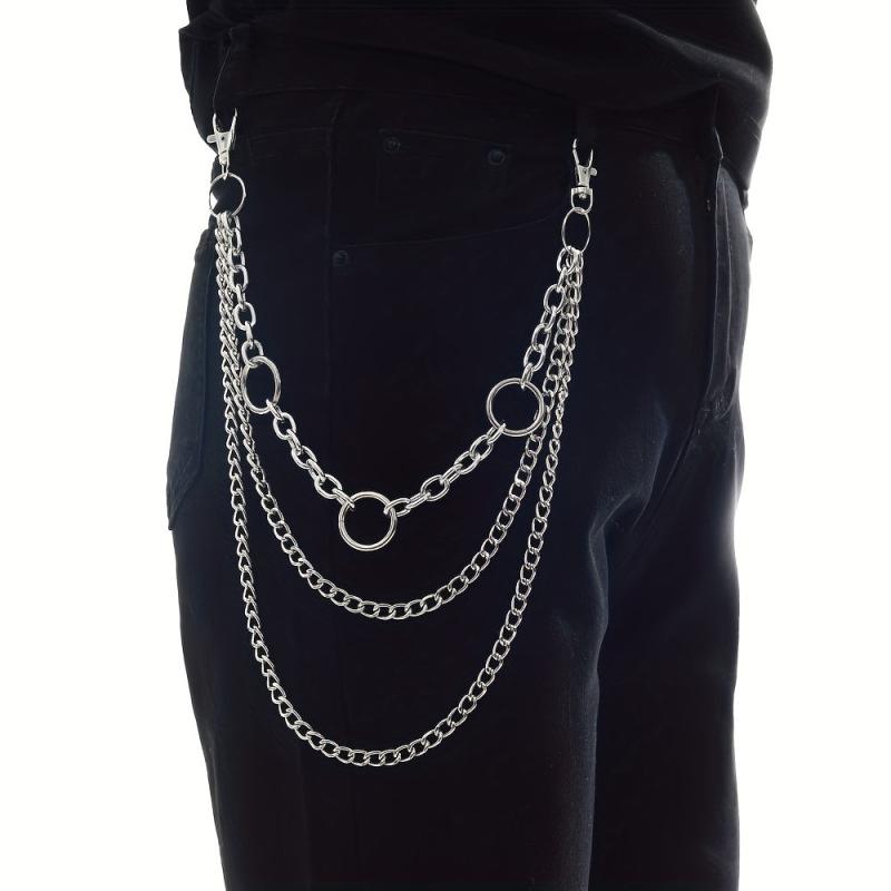 Metal Pants Chain Punk Retro Waist Chain For Men
