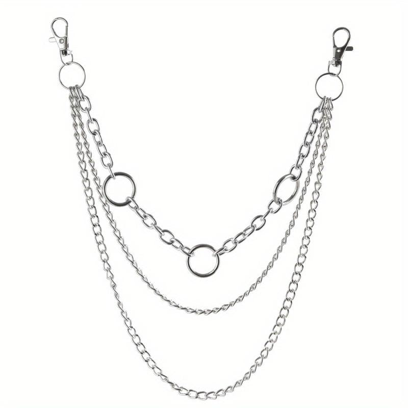 Metal Pants Chain Punk Retro Waist Chain For Men
