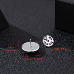 Compass Time Gem Buckle Shirt Suit Accessories