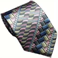 Men's Classic Grid Jacquard Tie