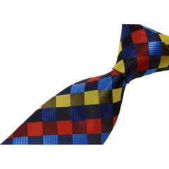 Men's Classic Grid Jacquard Tie
