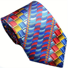 Men's Classic Grid Jacquard Tie