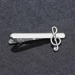 Musical Note Tie Clips Men's Shirt Tie Clip Business Shirt Musical Note Tie Clip