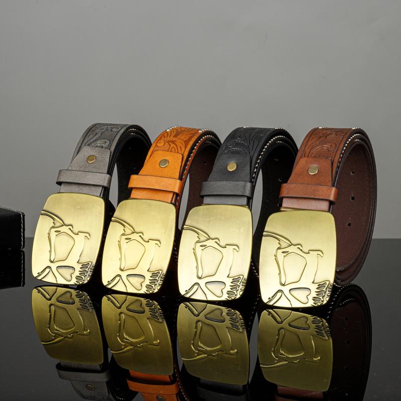 Men's Buckle Business Belt Outdoor Party Decorative Accessories