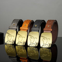 Men's Buckle Business Belt Outdoor Party Decorative Accessories