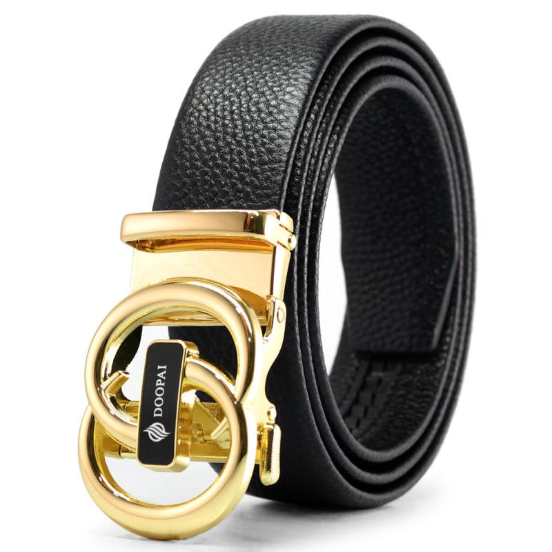 DOOPAI Men Belt Male High Belt Strap Vintage Jeans For Women Men Casual