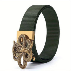 Tactical Nylon Men's Belt for Outdoor Sports Travel