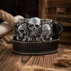 Men's Casual PU Leather Belt - Western Style