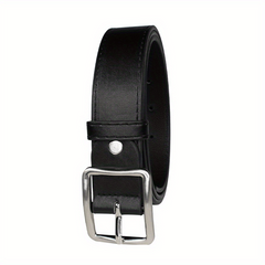 PU Leather Pin Buckle Belt Men's Pants Belt For Jeans