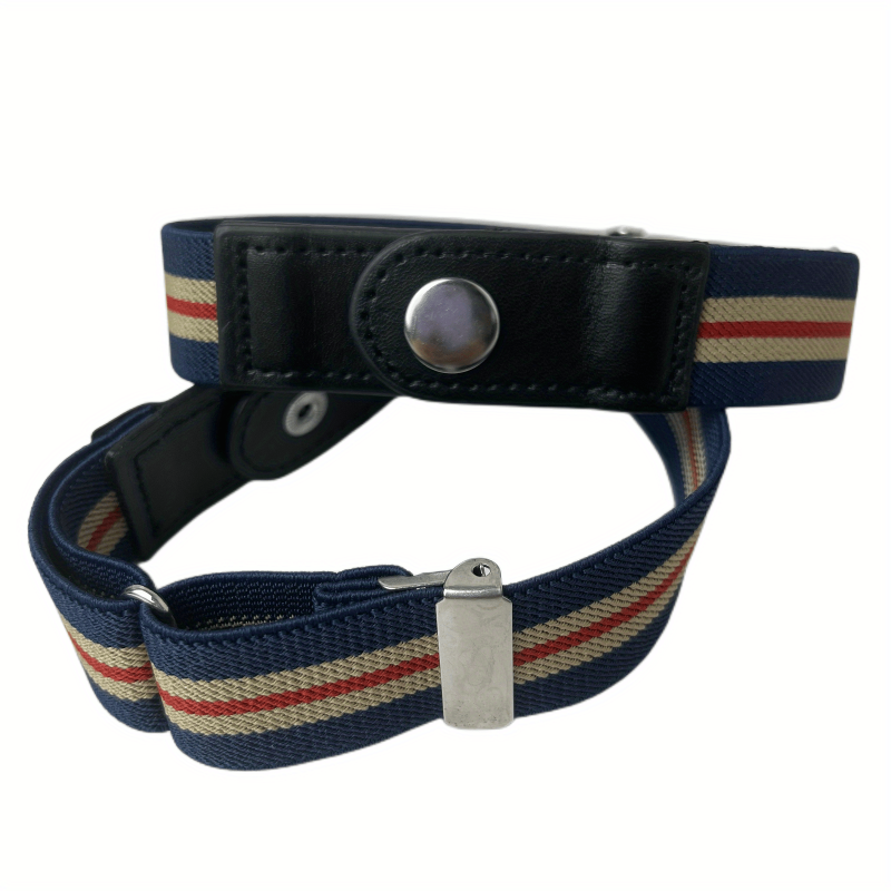 Unisex 2 Pack Invisible Pants Adjuster Buckle No Show Elastic Belt