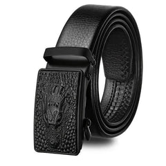 Fish Automatic Buckle PVC Belt For Men